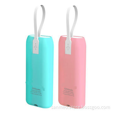 New Power Bank with 5,200mAh Capacity, Small, Easy to Carry, 2 ColorsNew